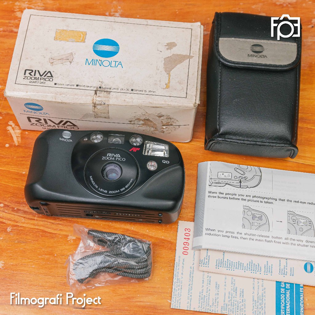 Minolta Riva Zoom Pico | New Old Stock - Kamera Pocket Point & Shoot Analog 35mm
