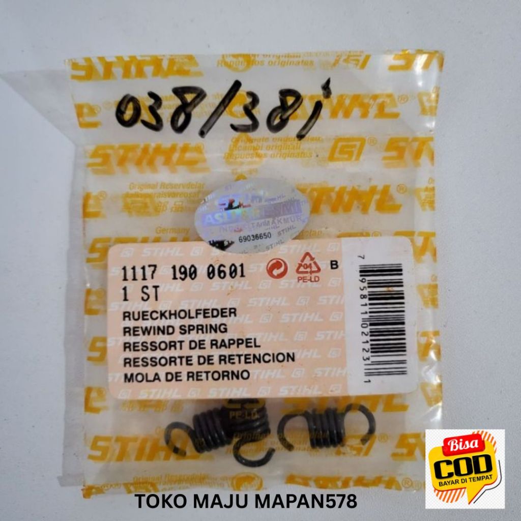 clutch spring ms038 /381 per kampas ms381 STHIL