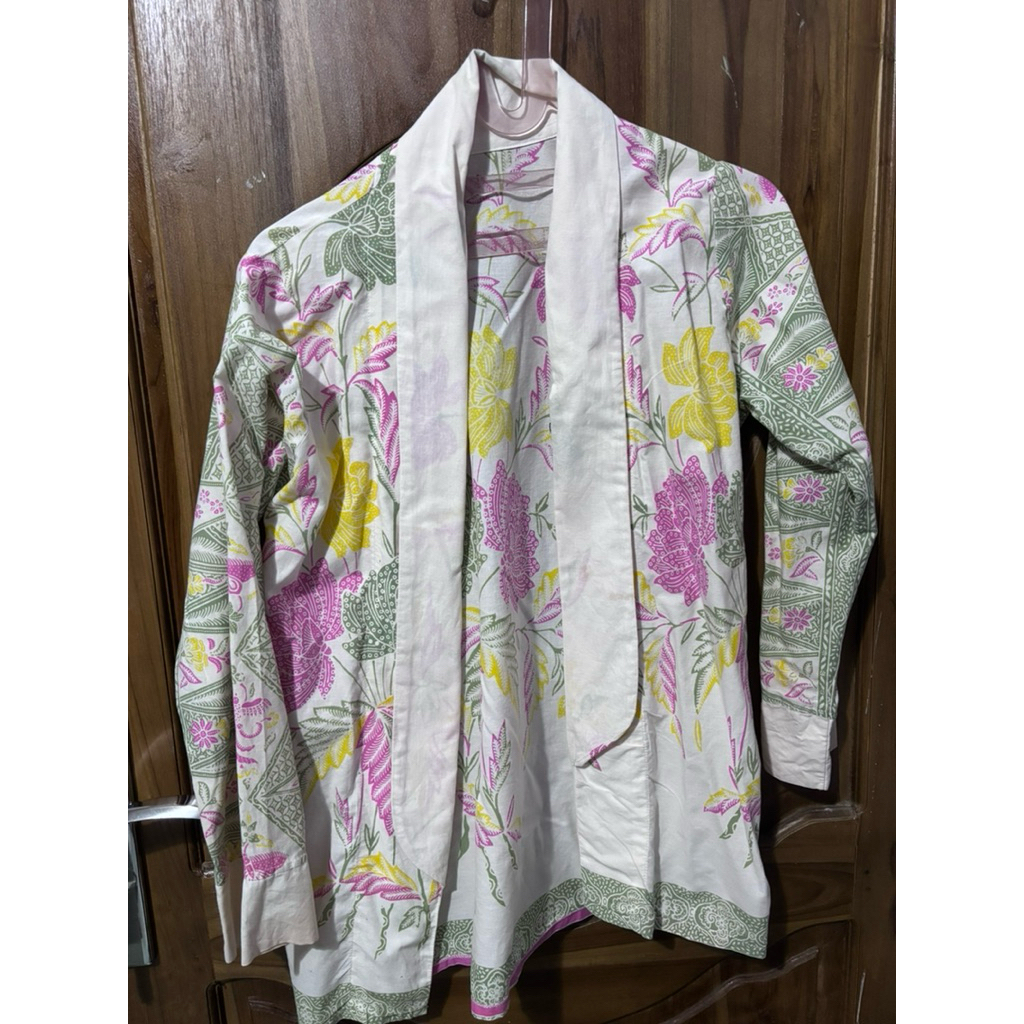 [PRELOVED] BLAZER PNS ABABIL HIJAU PUTIH