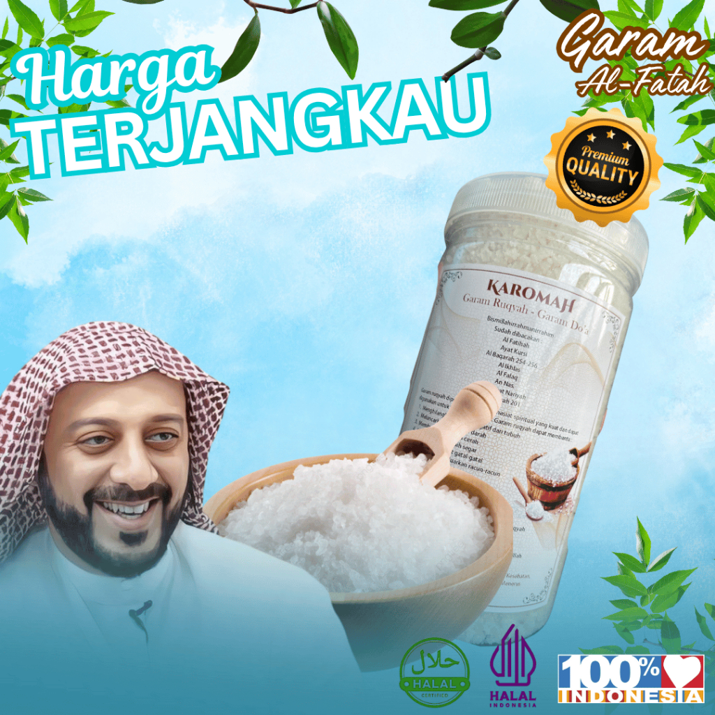 

Garam Terapy Qarromah 1Kg Al-Fatih Original 100% | Terapy Kaki
