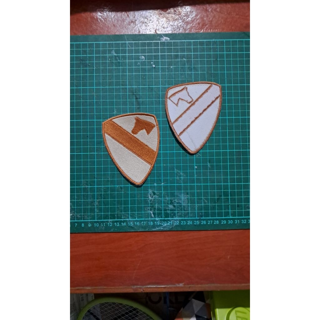 patch jacket us army cavalry division iron patch bordir non velcro