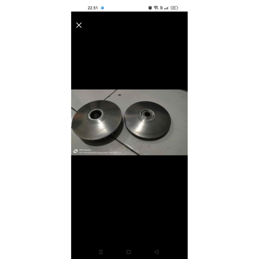 Pulley Vario 125-150 14 Derajat