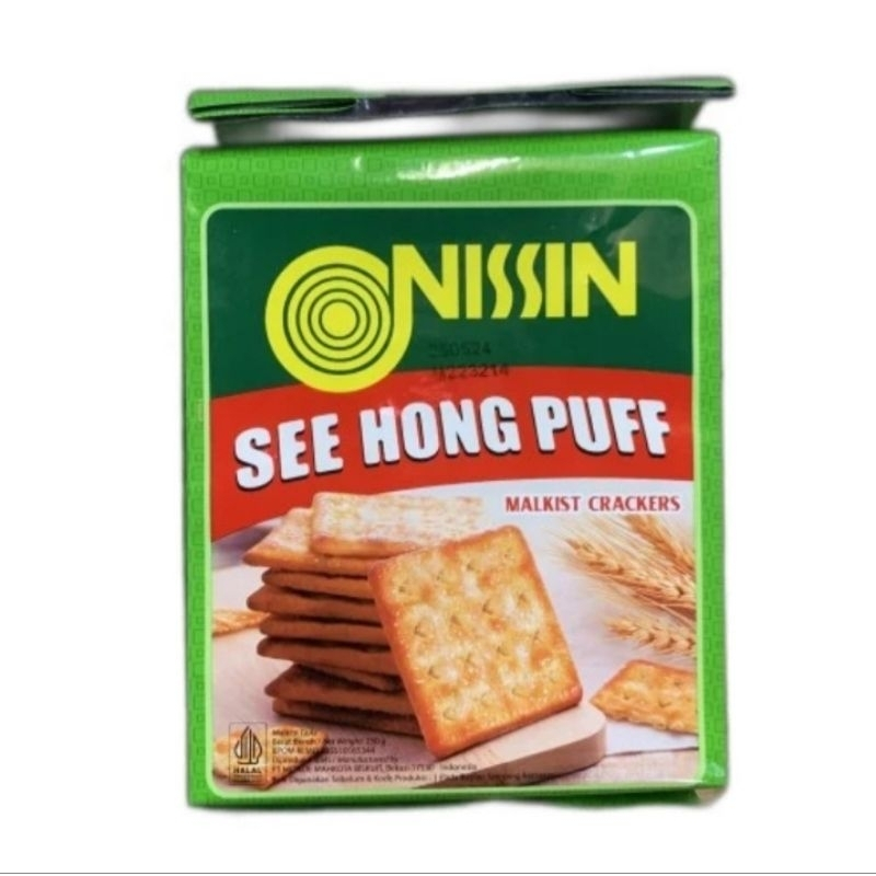 

Biskuit Krekers NISSIN Malkist Crackers SEE HONG PUFF 250gr