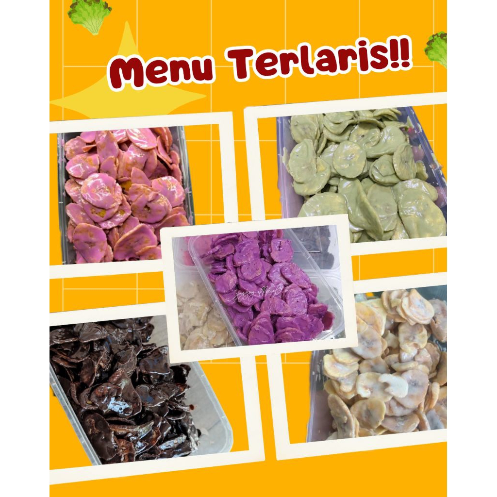 

[ launching } kripik pisang lumer murah enak renyah dan nikmat | 150 gr