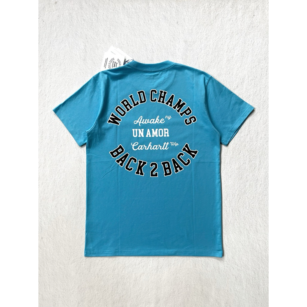 Carhartt WIP x Awake NY Blue Pocket Tee