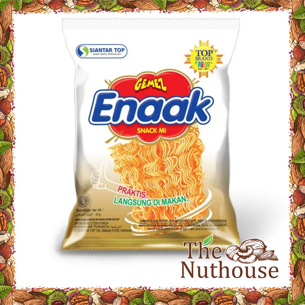 

Mi Gemez Enaak / Snack Mie Instan Siantar Top / Cemilan Mie Kremes Goreng / 22gr [HALAL]