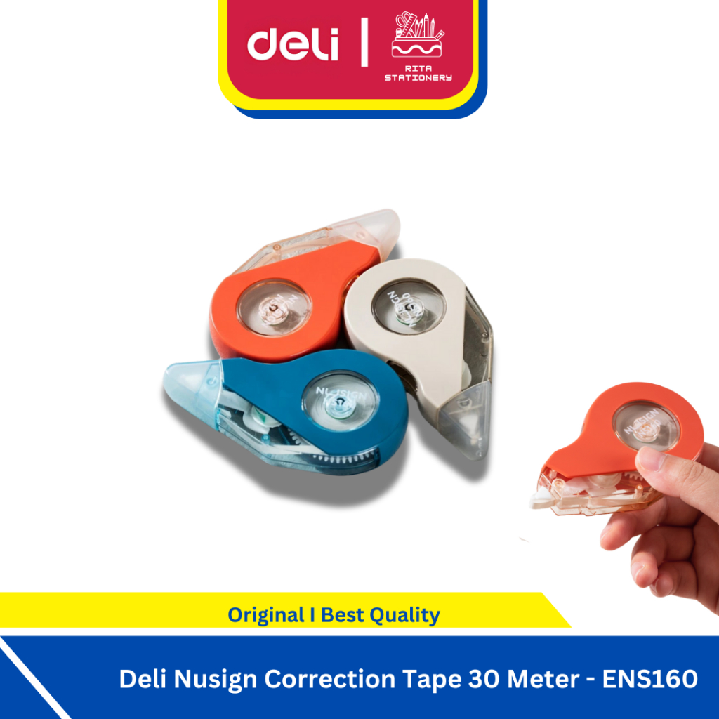 

Deli Nusign Correction Tape 30 Meter Panjang - ENS160