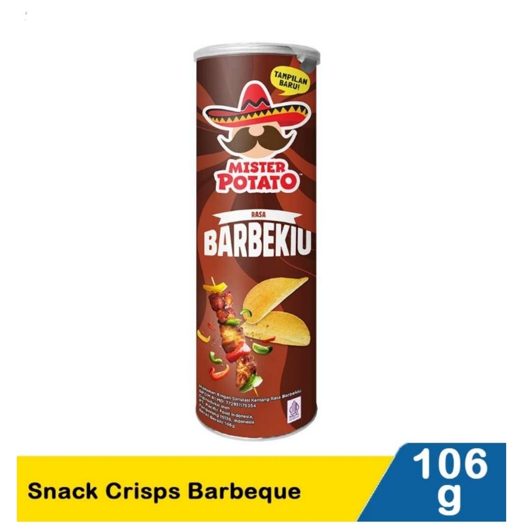 

Mister Potato Snack CrispsBarbeque 106G