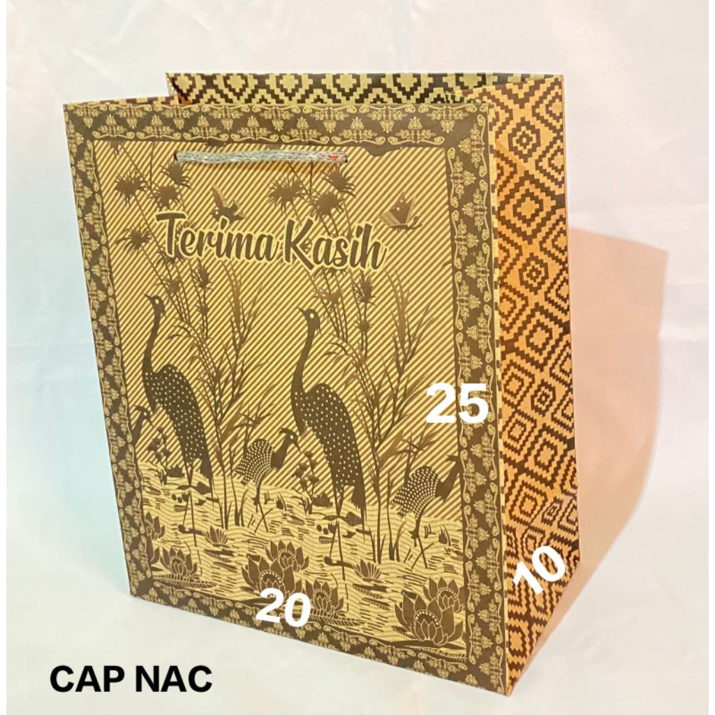 

Paper bag 20×25 motif / Paperbag motif / Tas Kertas motif / Goodie bag