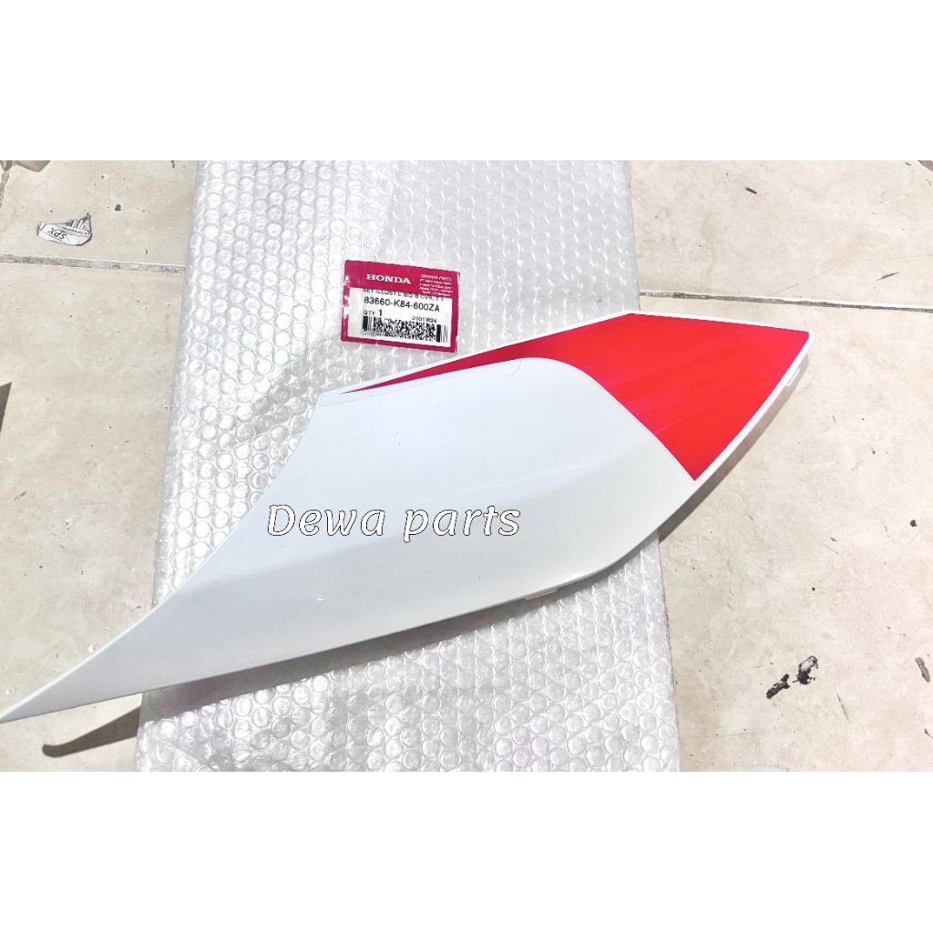 83660K84600ZA cover body kiri crf150 merah putih  set illust L side B CRF150 original ahm