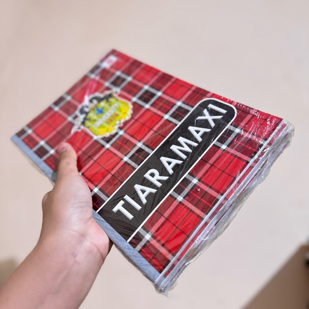 

8 PCS BUKU TULIS PANJANG BESAR TIARAMAXI TIARA MAXI CAMPUS 50 LEMBAR BOXY