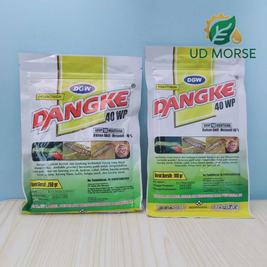 DANGKE 40 WP insektisida pembasmi ulat grayak, ulat buah, perusak daun dan hama penggulung daun