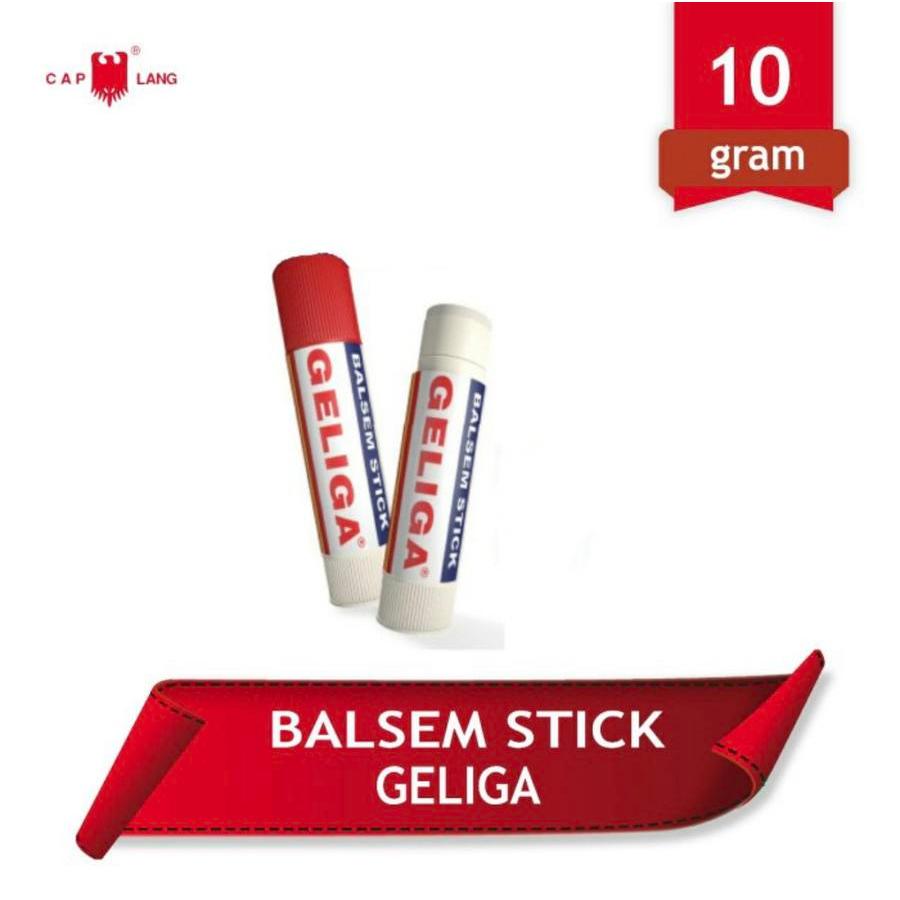 BALSEM STICK GELIGA 10GR GELIGA STICK ORIGINAL CAP LANG