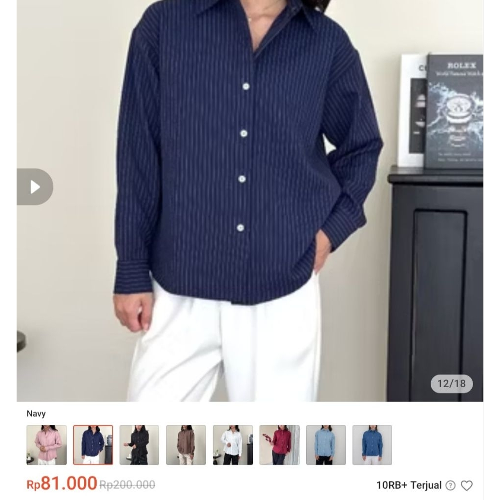 ASOKA kemeja atasan [new]