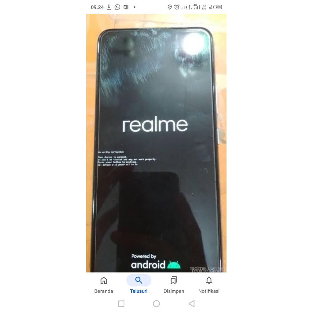 RealmeC3 minusan