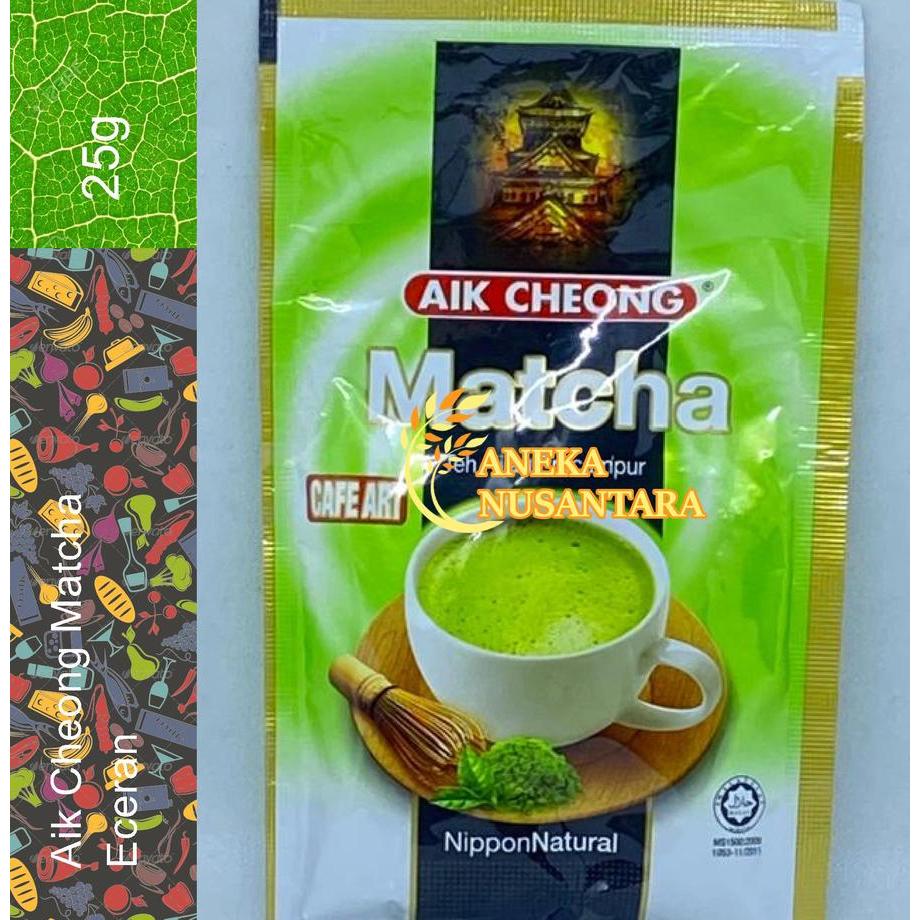 

Aik Cheong Matcha Teh Hijau 25 g Sachet Teh Hijau Pracampur Aik Cheong 25g