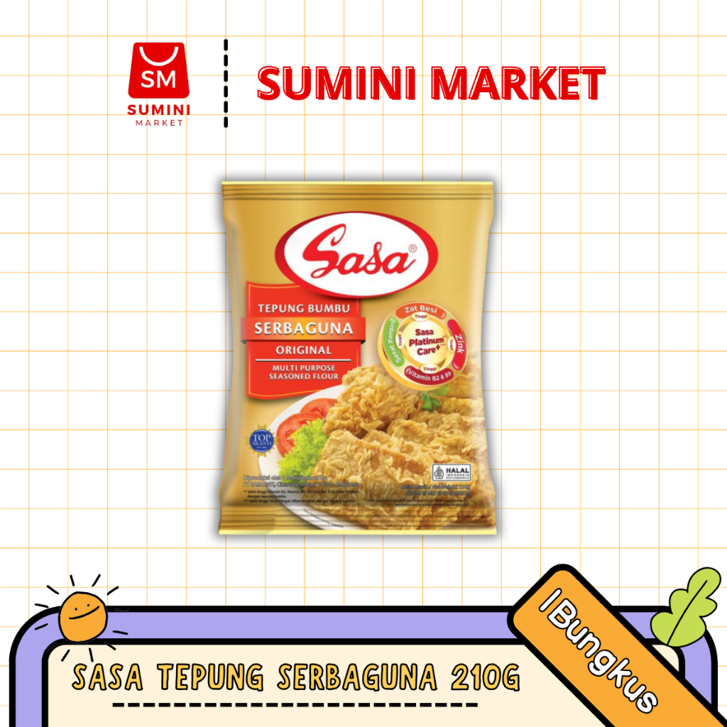 

[SM] SASA Tepung Bumbu Serbaguna Original 210Gram