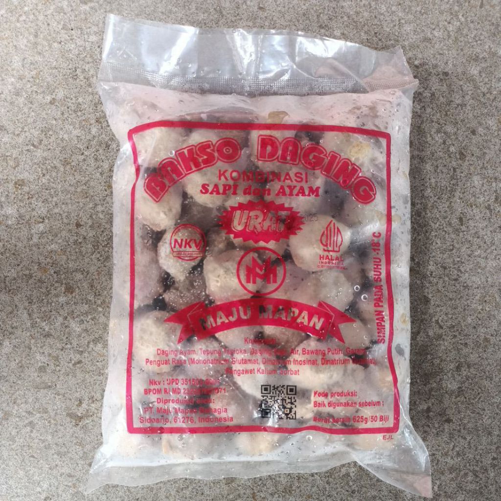 

Bakso Urat Maju Mapan 625 Gram