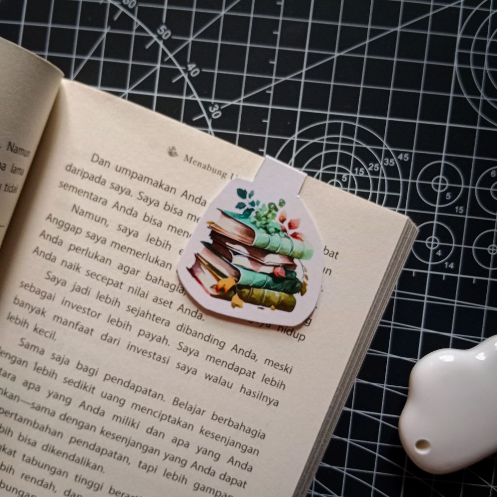 

Magnetic Bookmark Fairytale Books/Pembatas Buku Magnet Handmade