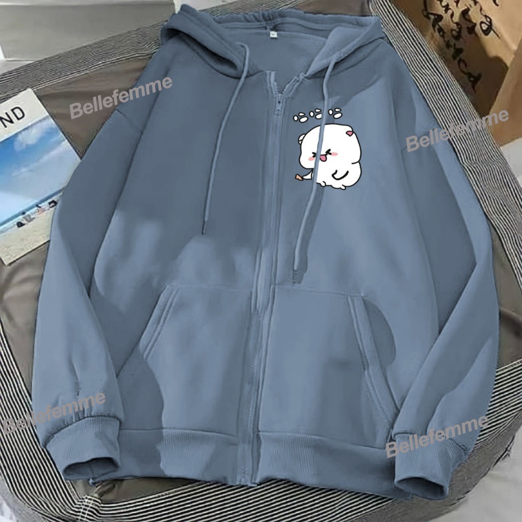 ORIGINAL HOODIE ZIPPER WANITA CUTE CAT PREMIUM AESTHETIC JAKET WANITA TERBARU COUPLE BESTIE VIRAL