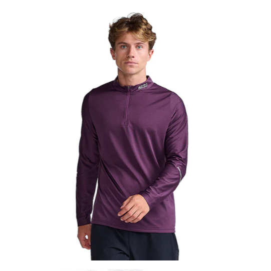 KAOS HIKING 2XU LARGE Men's Light Speed 1/4 Zip Hortensia TRAIL RUNNING CLIMBING MR6960A ORIGINAL BN