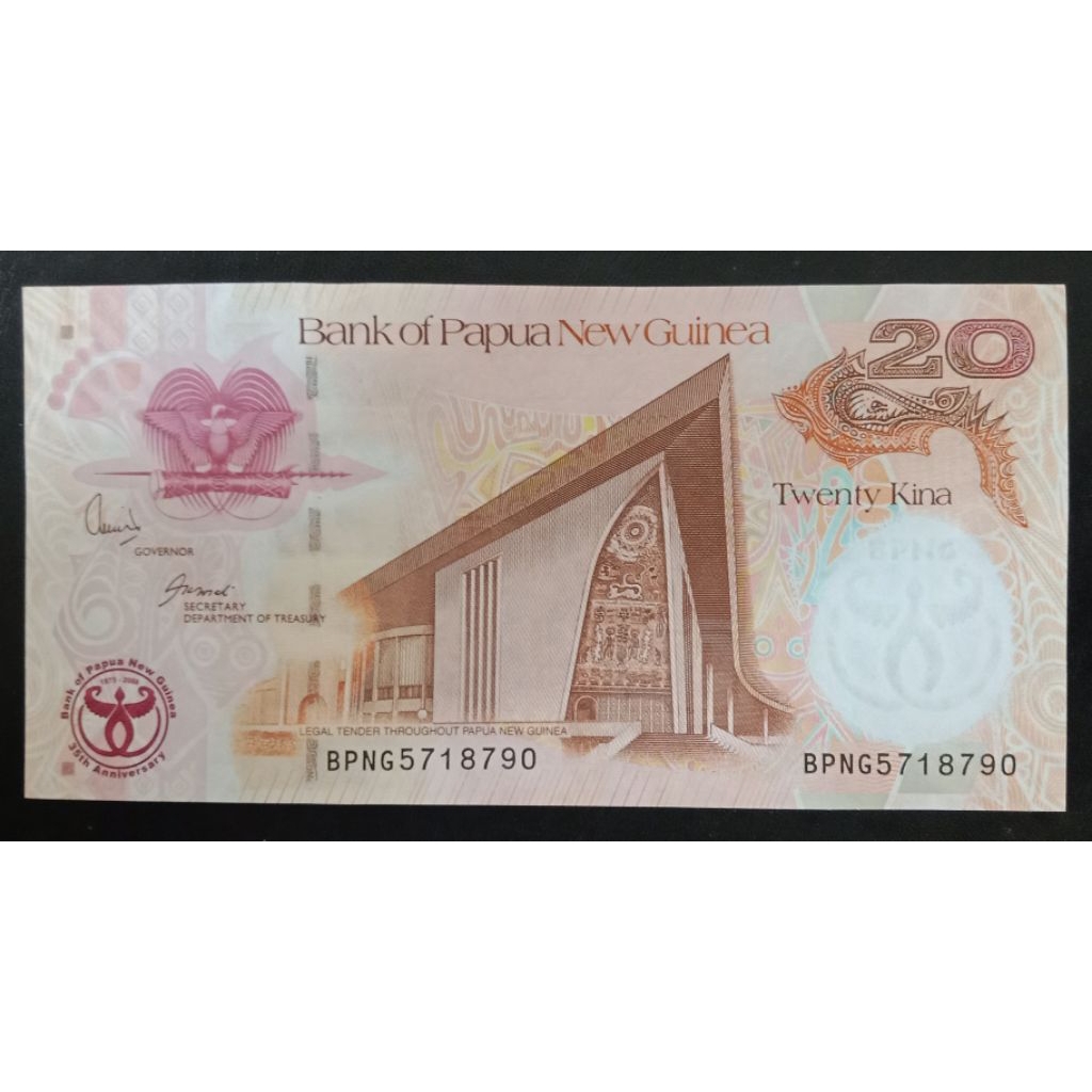UANGKUNO 20 KINA PAPUA NEW GUENEA