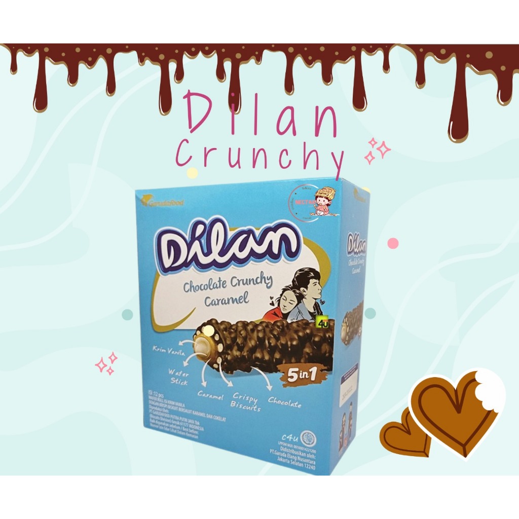 

Dilan Chocolate Crunchy Caramel (1box/12pcs)