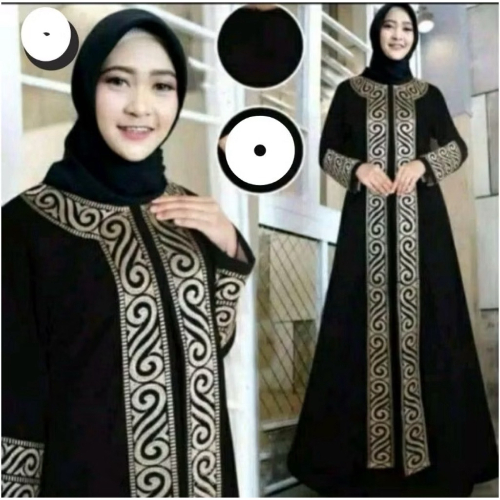 Abaya Hitam Najma 02