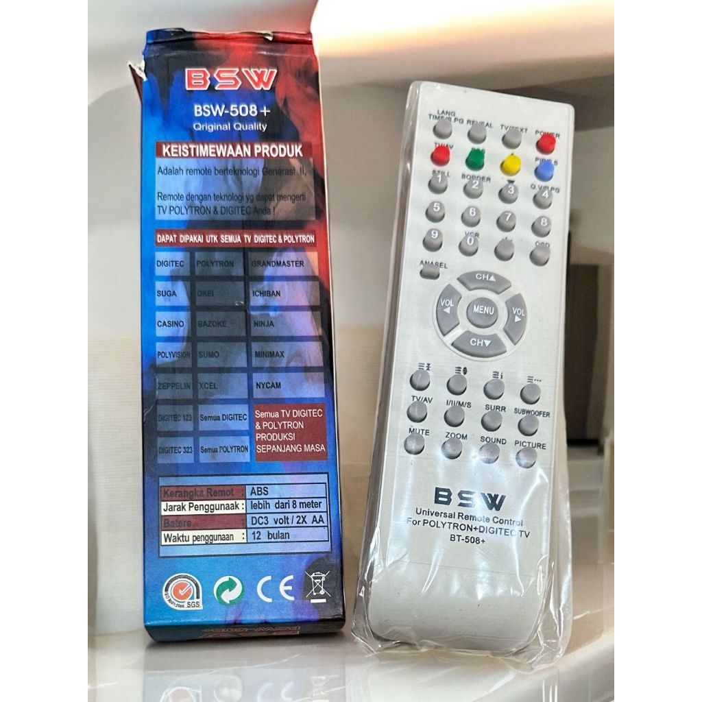 CUCI GUDANG REMOT TV UNI VERSAL POLYTRON DAN DIGITEC Remote TV Multi Polytron / Digitec Polydigi TER