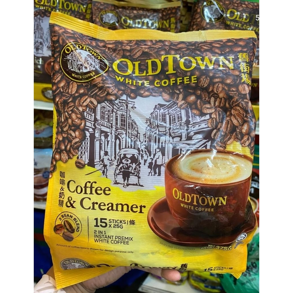 

Old Town White Coffee Ipoh Malaysia - Coffee & Creamer 375 gr ( 15 x 25 gr ) HALAL!!