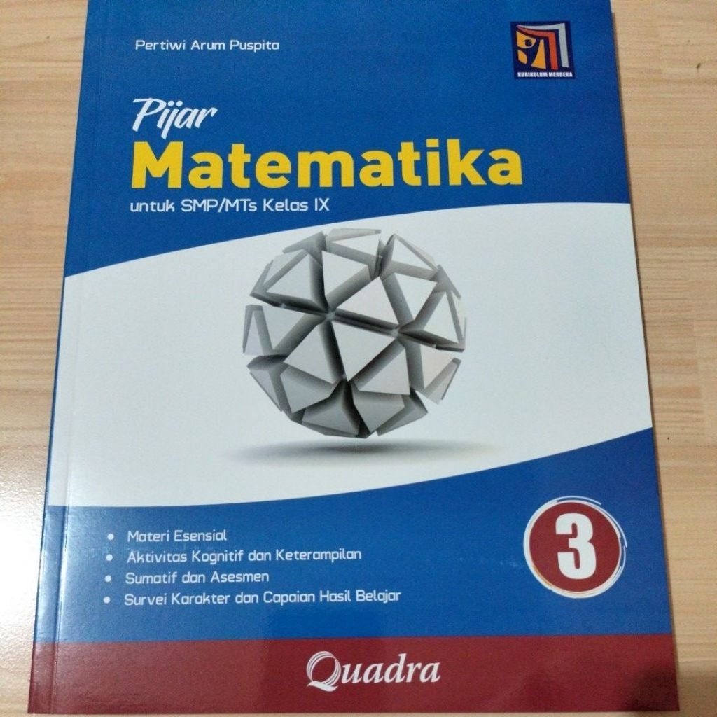 Pijar Matematika SMP/MTs Kelas 9 Kurmer Quadra Pertiwi Arum Puspita