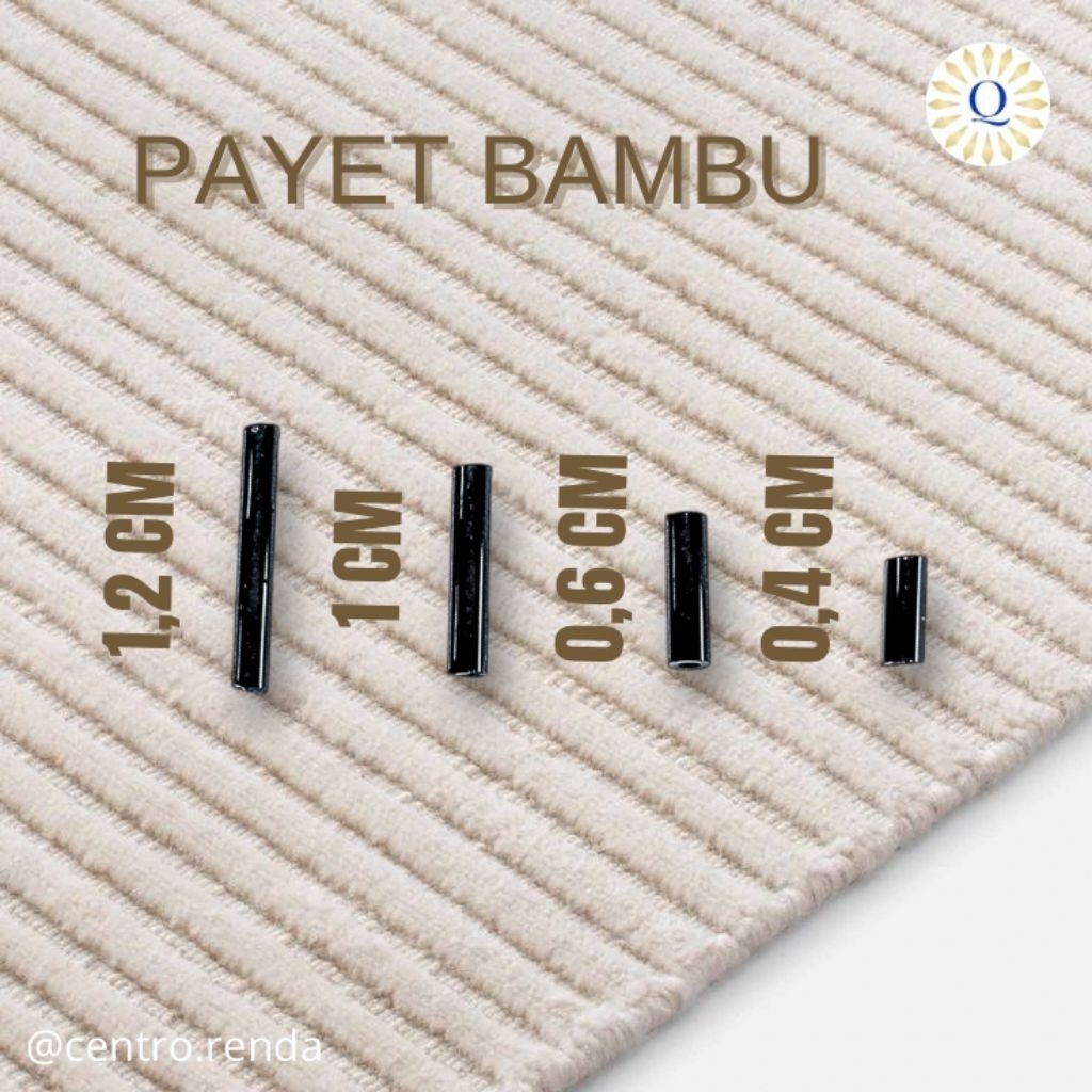 Payet bambu/manik bambu