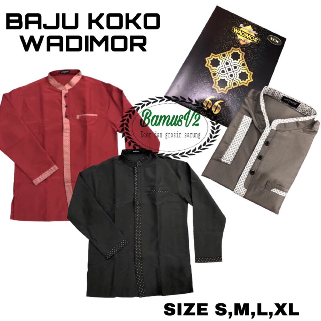 Baju koko Wadimor Taqwa lengan panjang