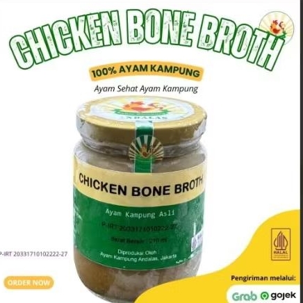 

Chicken Bone Broth dari Ayam Kampung Andalas