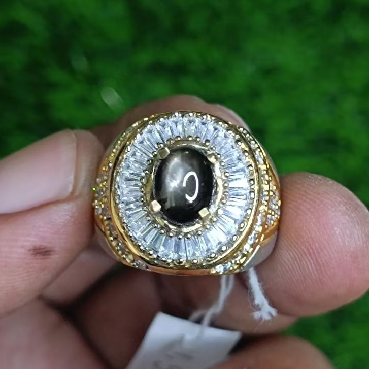 Natural Black Sapphire Safir Star