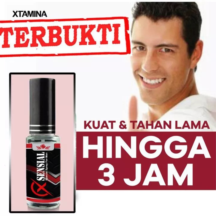[BISA COD] OBATKUAT PRIA TAHAN LAMA SPRAY TANPA EFEK SAMPING XSENSIAL KUAT TAHAN LAMA HINGGA 3 JAM