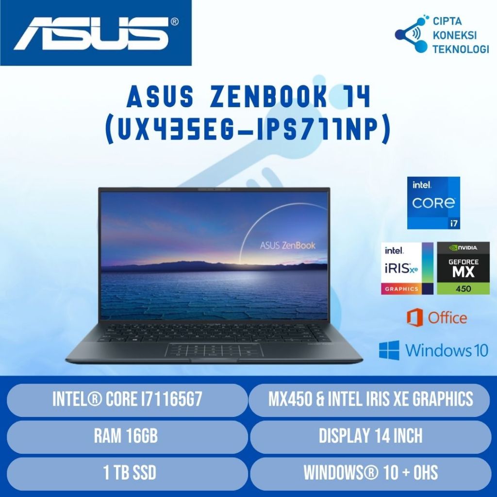 ASUS ZENBOOK 14 (UX435EG-IPS711NP)