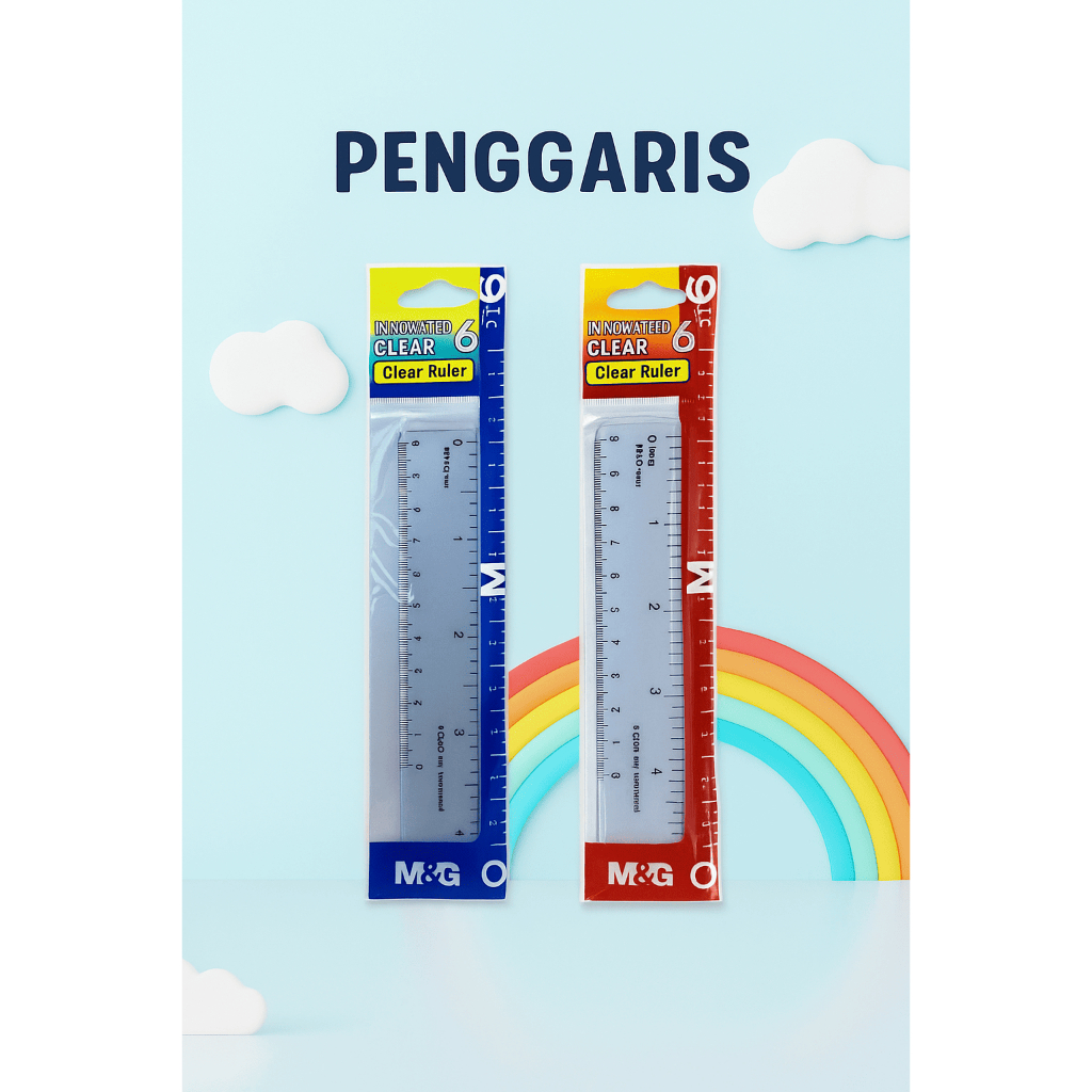 

penggaris plastik M&G 15cm (ARL960H8)