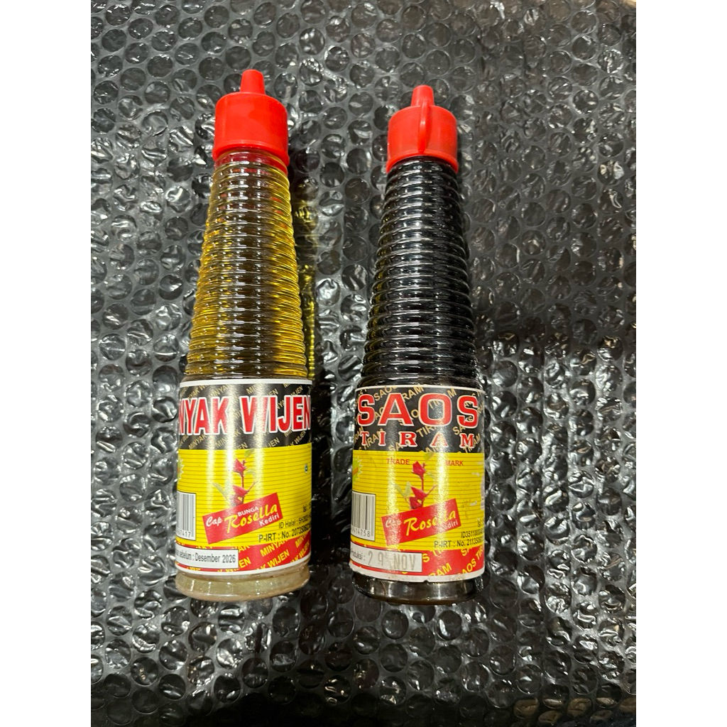 

cap bunga rosella minyak wijen dan saus tiram