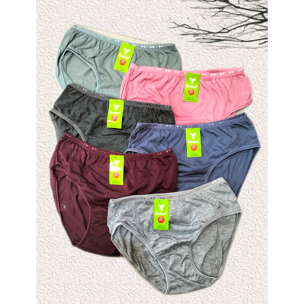 (6pcs) CELANA DALAM YUTIND SA560 | SIZE M,L,XL,XXL | CD YUTIND SA560