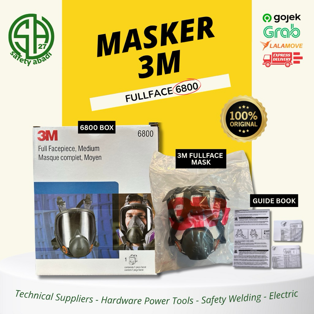 Original Masker 3M 6800 Full face
