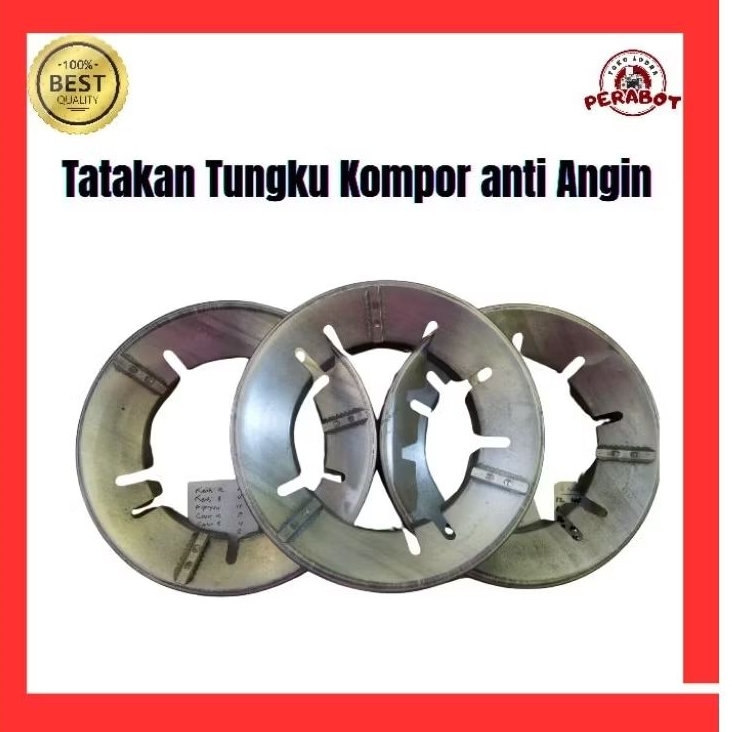 Tatakan Kompor Anti Angin Kaki 4/5