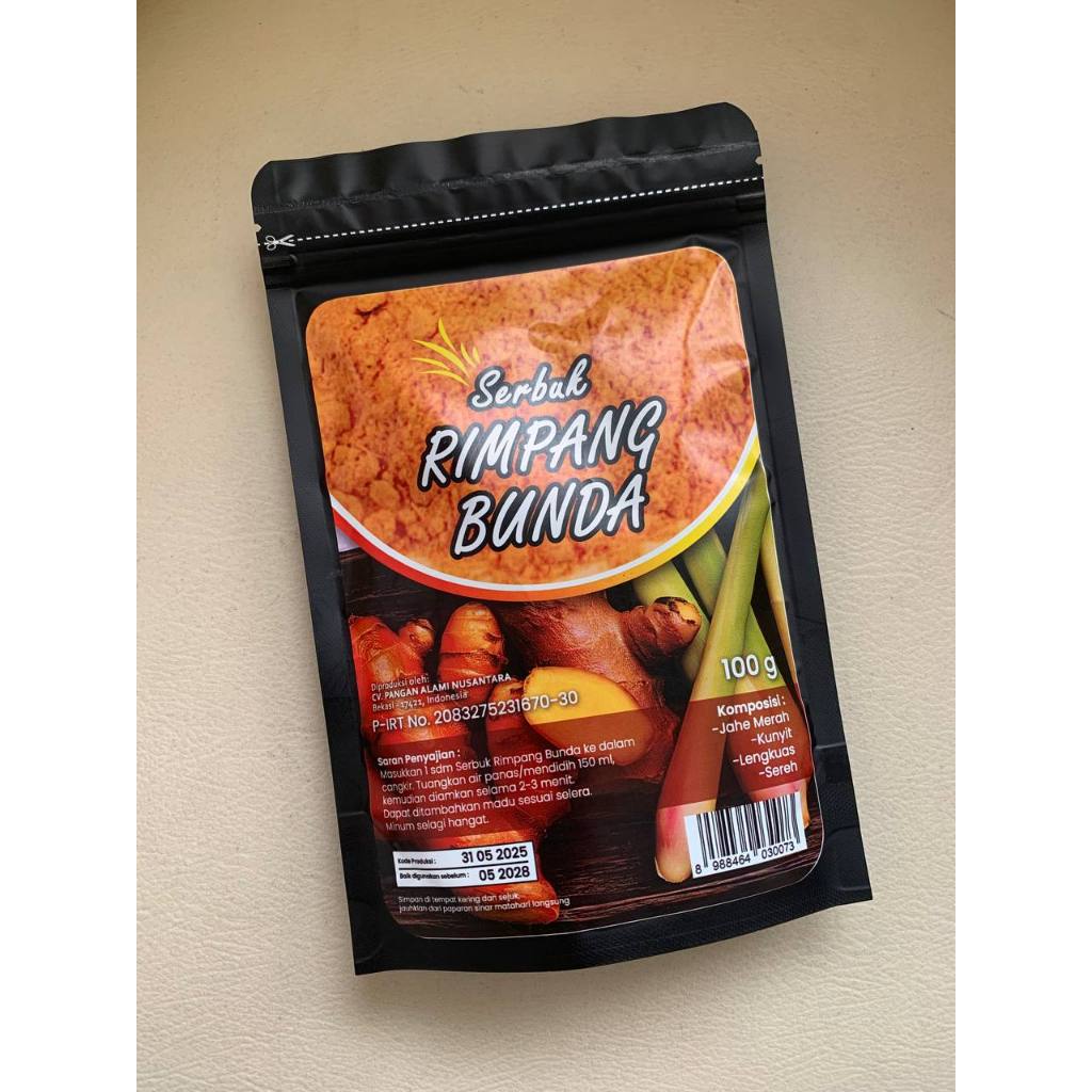 

Serbuk Rimpang Bunda JSR Jamu Kunyit Jahe