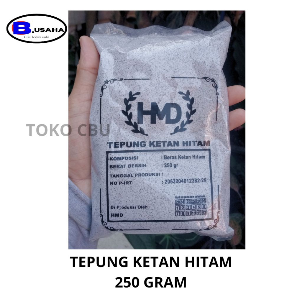 

Tepung Ketan Hitam HMD 250 gram
