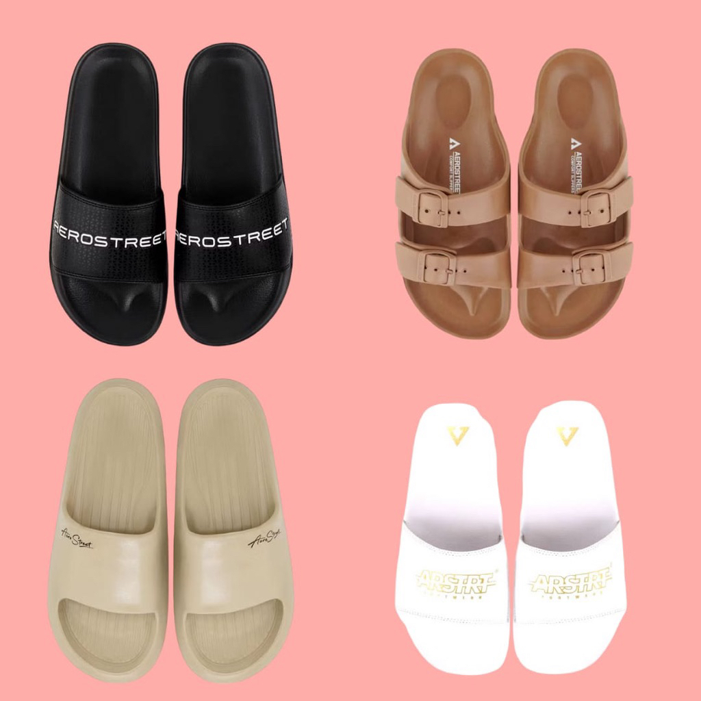 SANDAL AEROSTREET ORIGINAL BOX KUNING