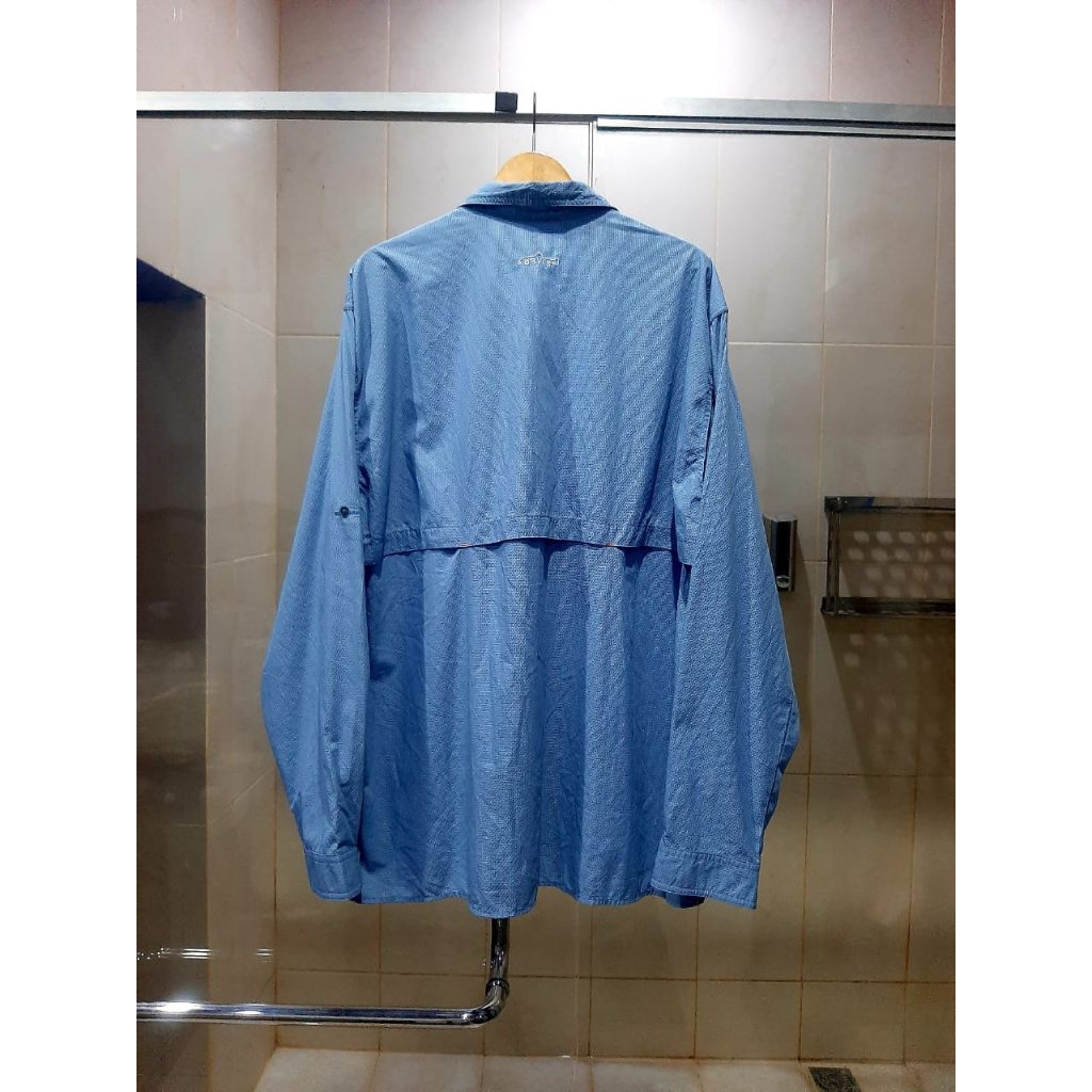 ( ORVIS ) KEMEJA PRIA OVERSIZE LONG SLEEVE NEW EDITION BLUE  100% ORIGINAL