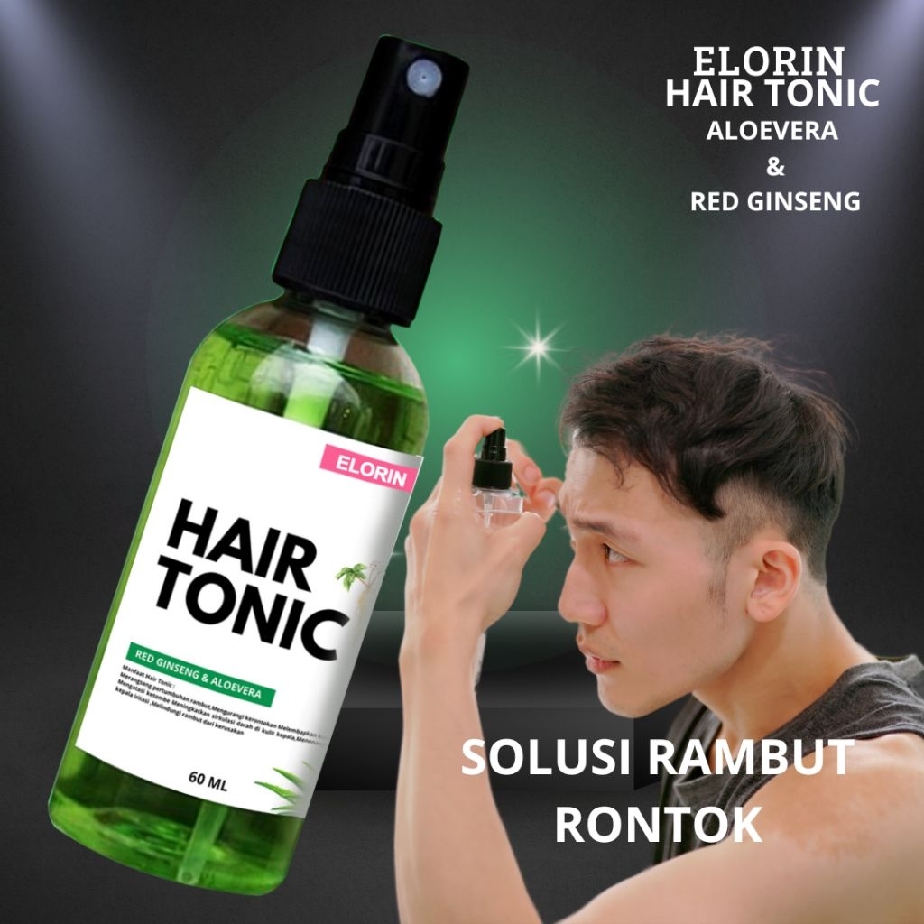 BUY 1 GET 1 ELORIN HAIR TONIC VITAMIN PENUMBUH RAMBUT DAN PELURUS RAMBUT PRIA WANITA