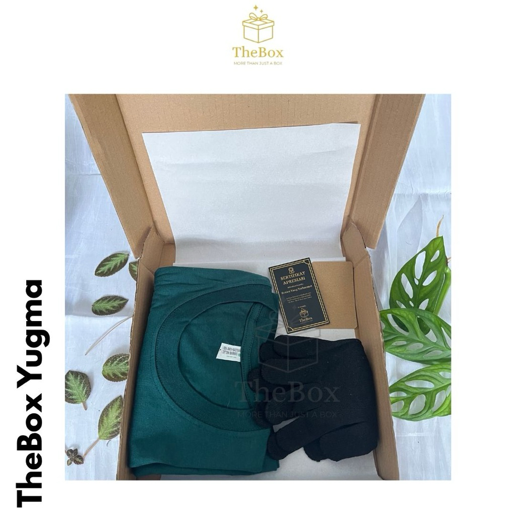 TheBox Yugma Hampers Cowok Kado Ulang Tahun Cowok Hampers Kaos dan Sarung Tangan