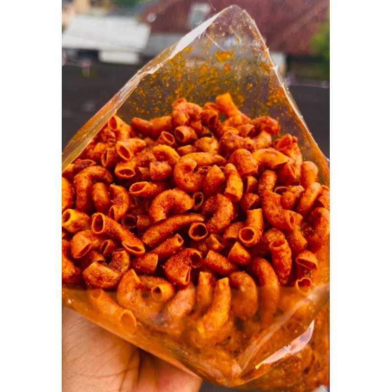 

macaroni bantat mini super renyah bikin nagih pedasnya isi 1kg//mackaroni pedas//cemilan viral//Kerupuk/Krupuk Kulit Sapi Termurah