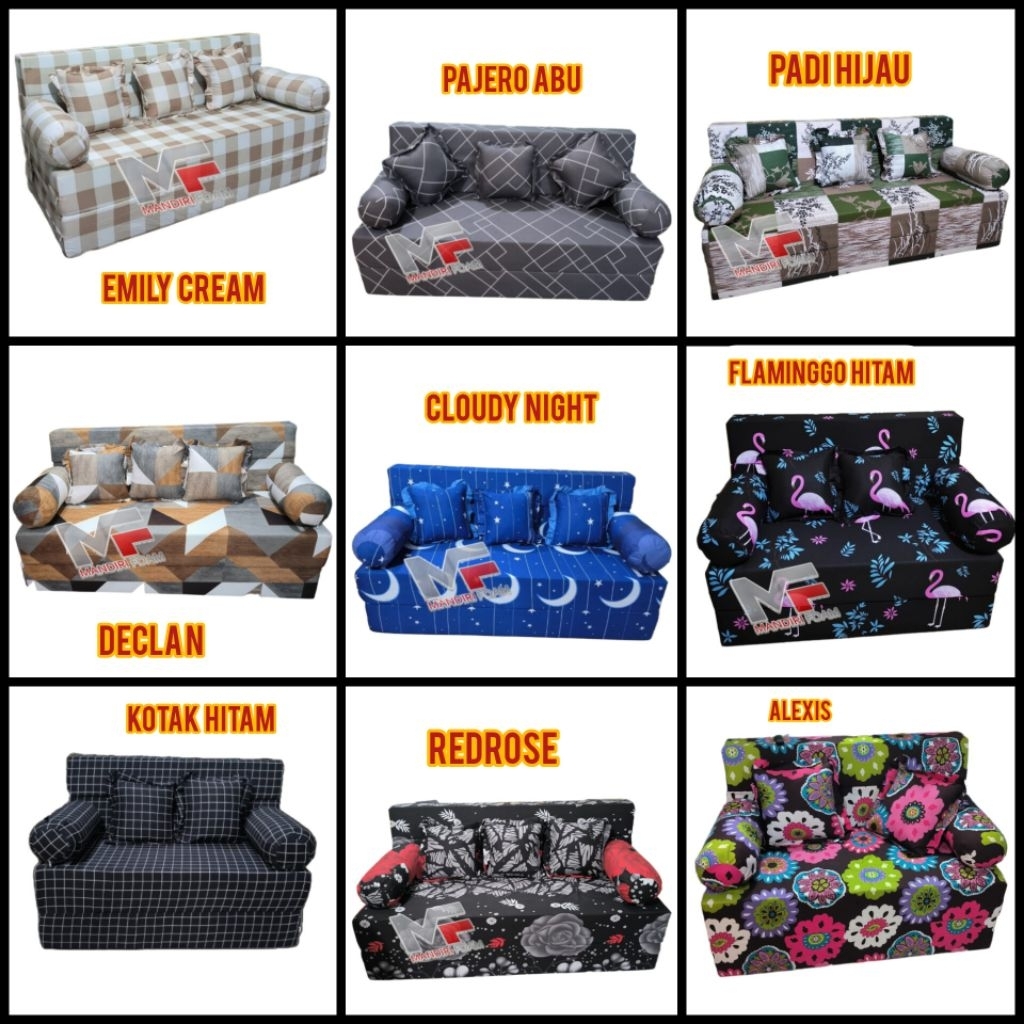 Sofabed Inoac D23 Tebal 20 Garansi 10 Tahun Sofa Bed Inoac Sofa Bed 160,180,145,120